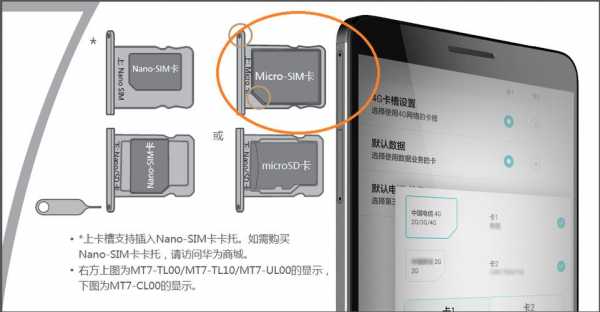 华为mt7tl10怎么插卡（华为mate7怎么插卡）