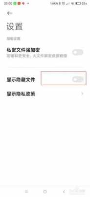 小米隐藏文档怎么恢复（小米文件隐藏加密了怎么找到）